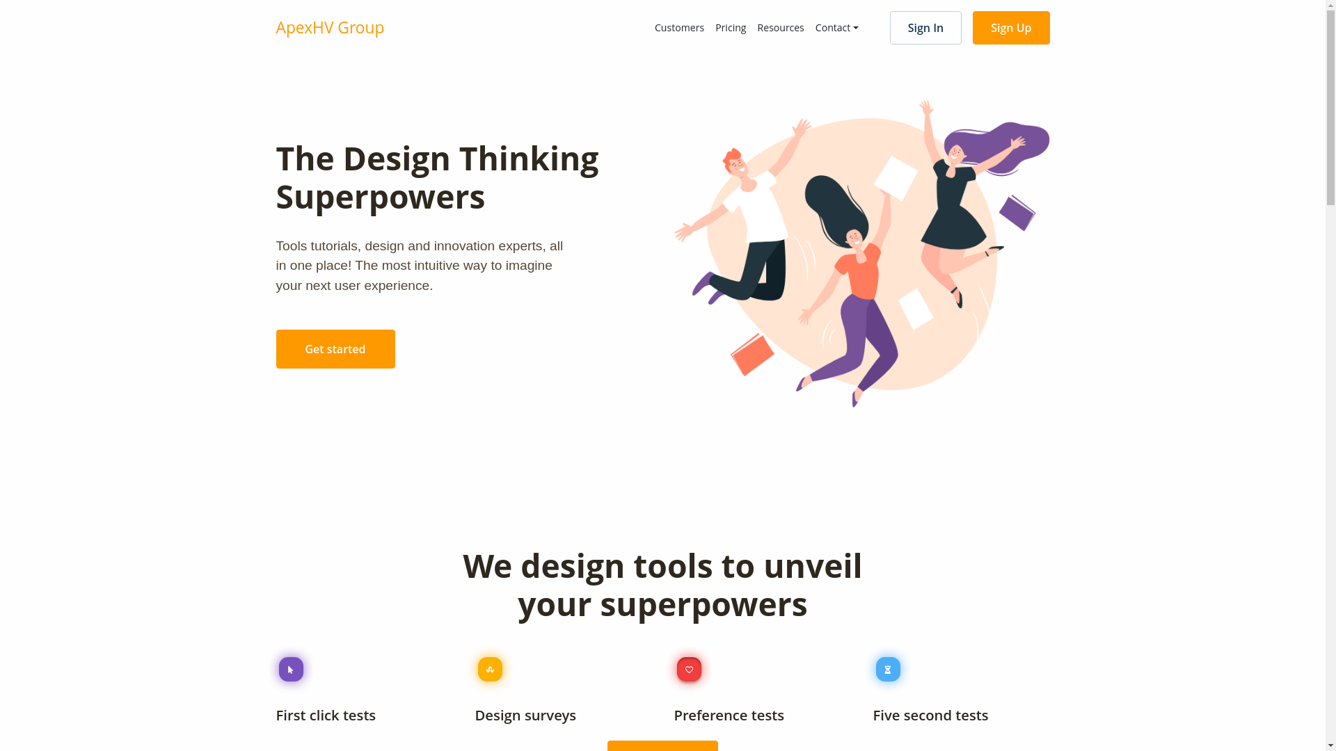 website screenshot of https://apexhvgroup.com/