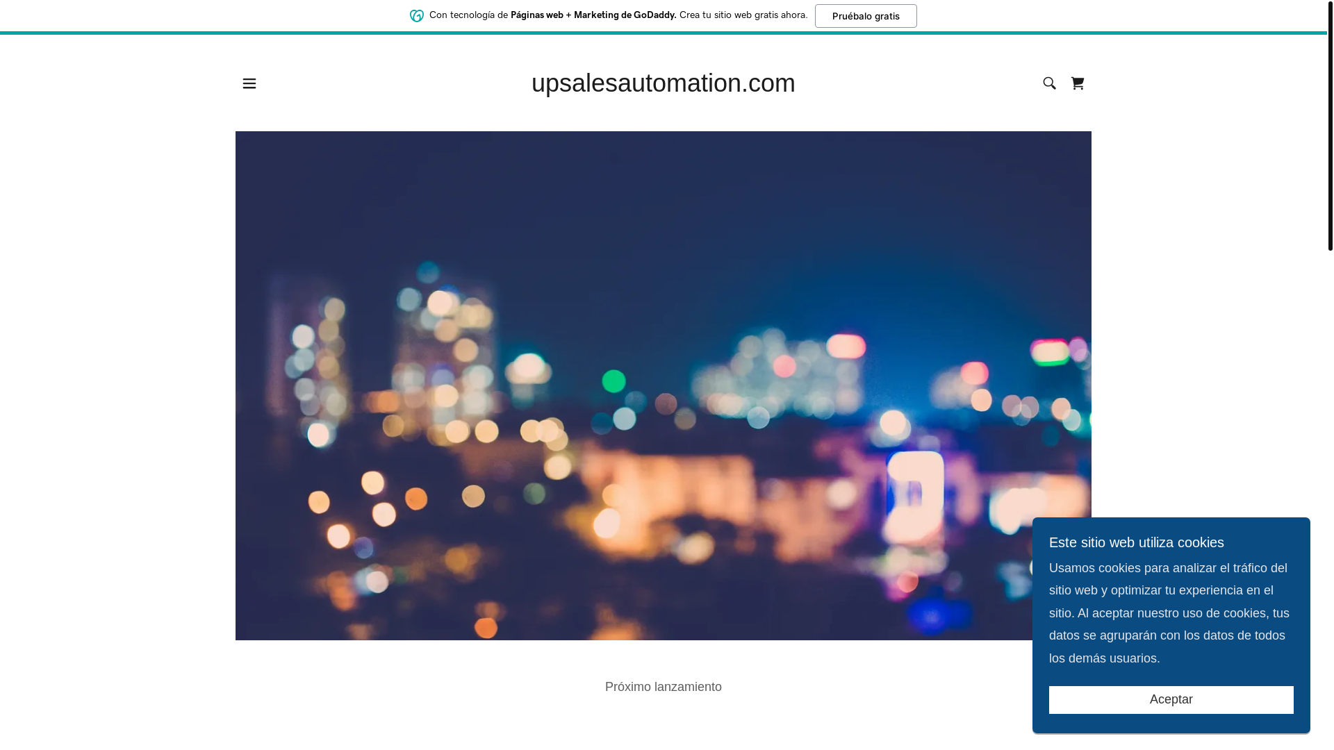 website screenshot of https://upsalesautomation.com/