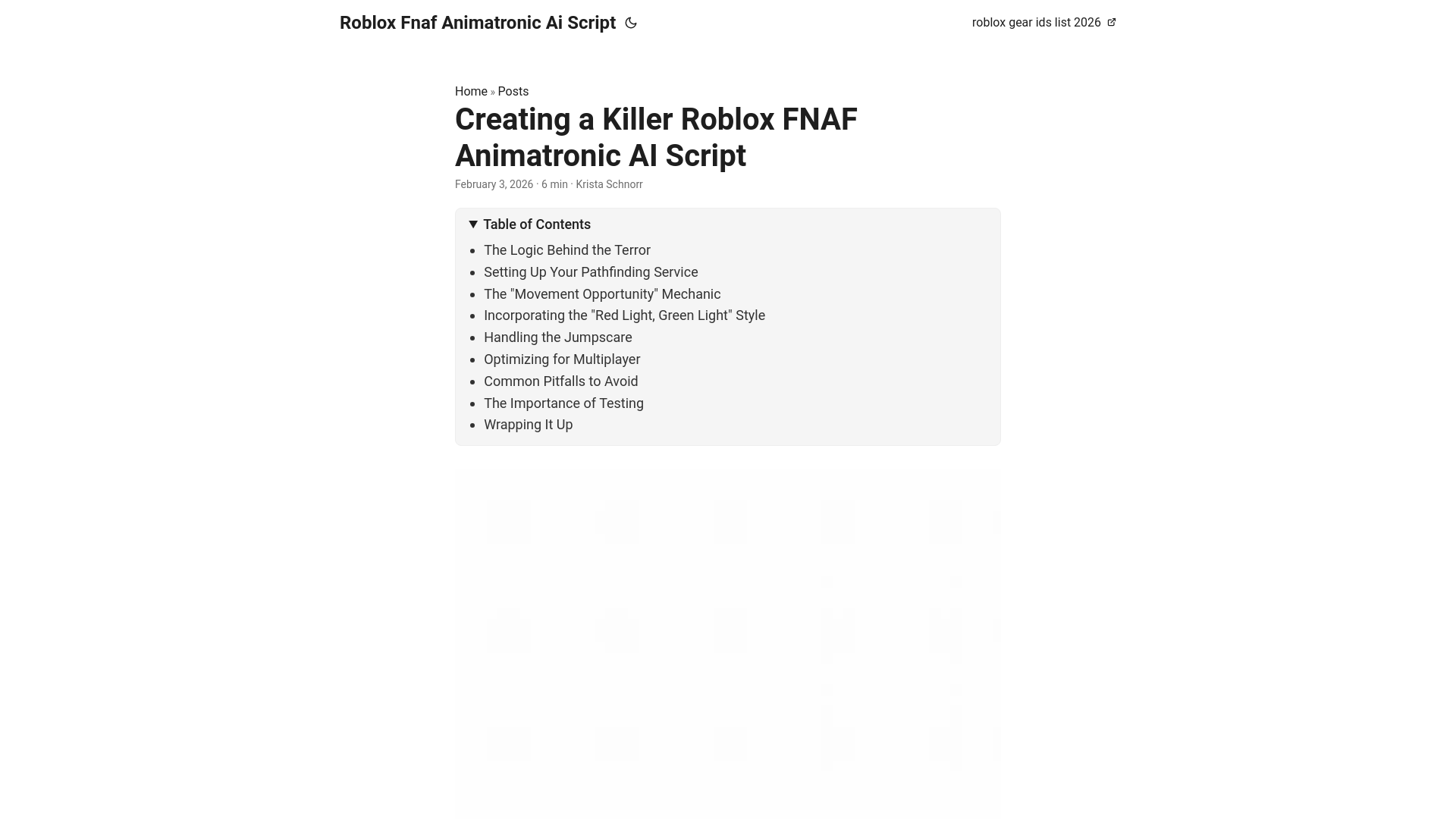 website screenshot of https://robloxfnafanimatronicaiscript.pages.dev/