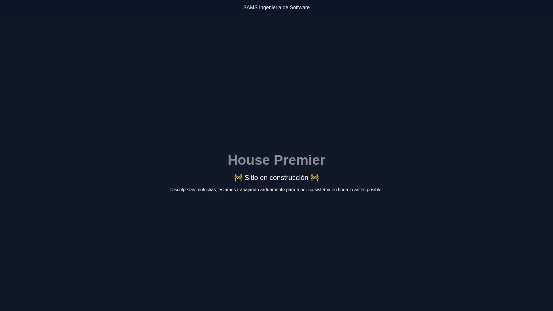 website screenshot of https://housepremier.com.ar/