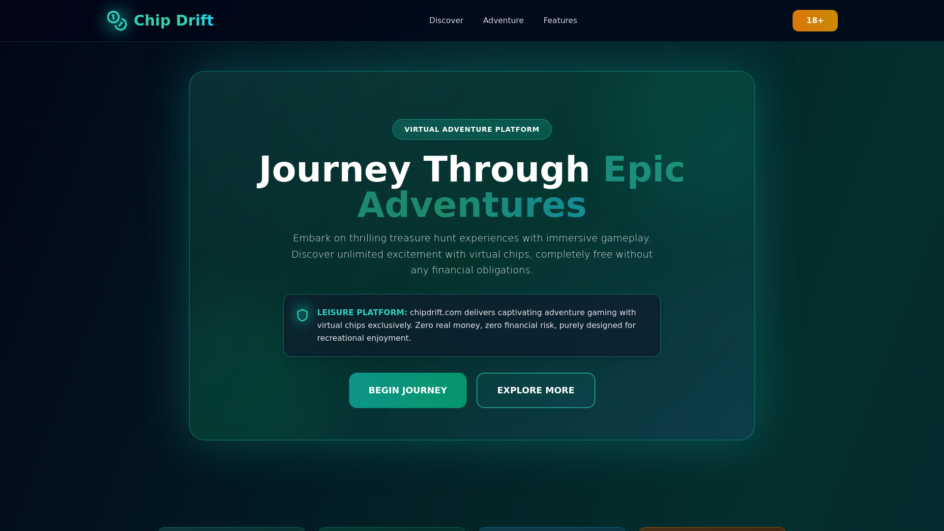 website screenshot of https://chipdrift.com/