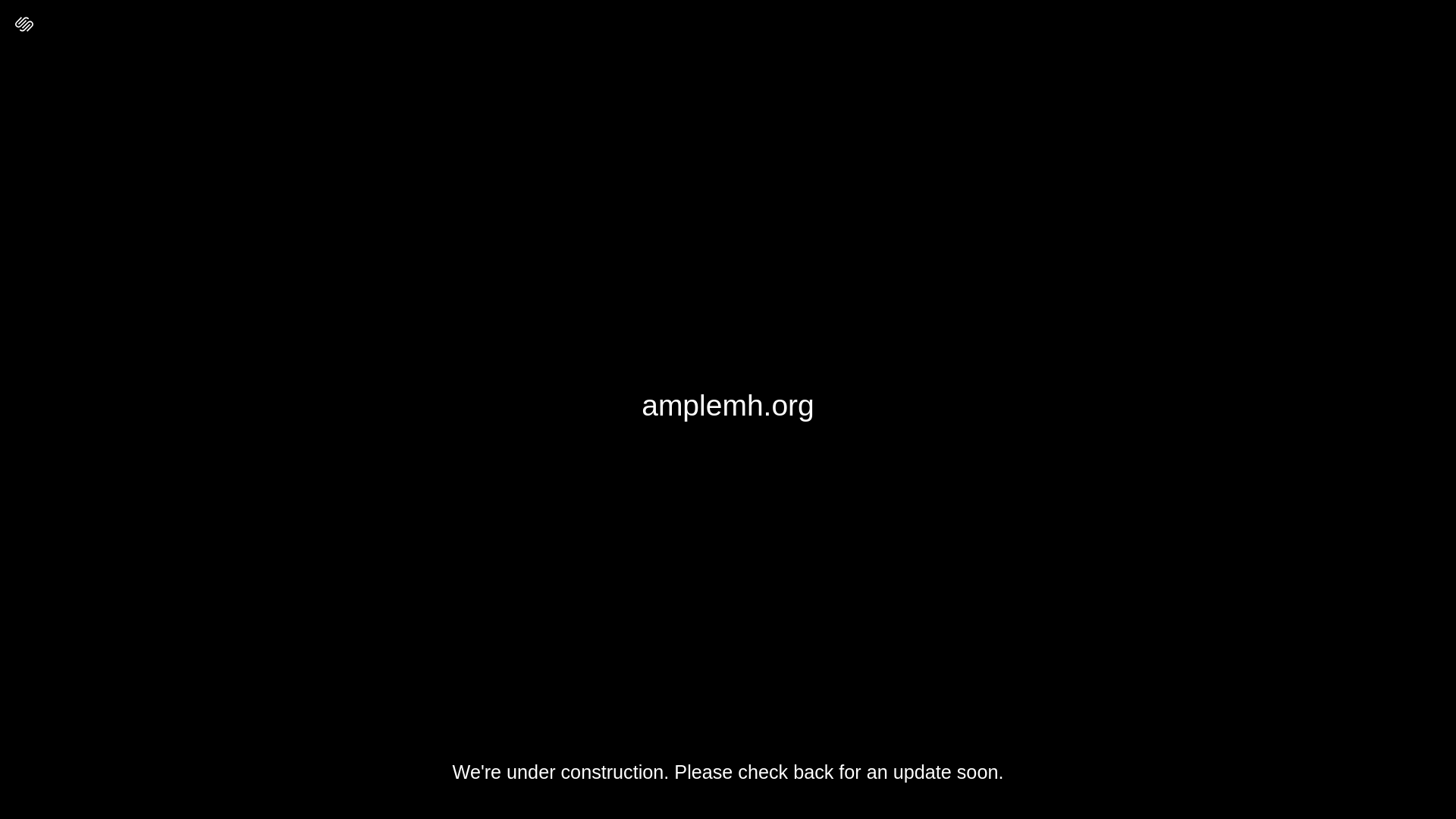 website screenshot of https://amplemh.org/