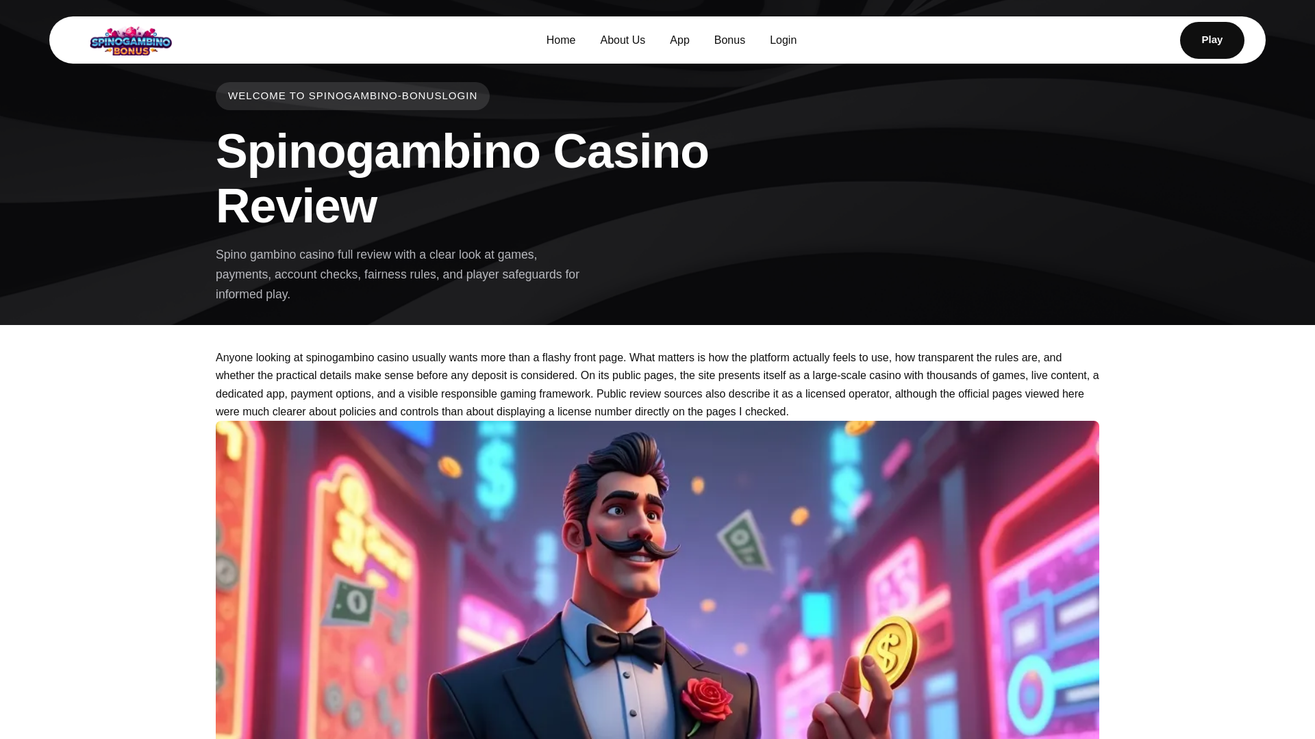 website screenshot of https://spinogambino-bonuslogin-com.pages.dev/
