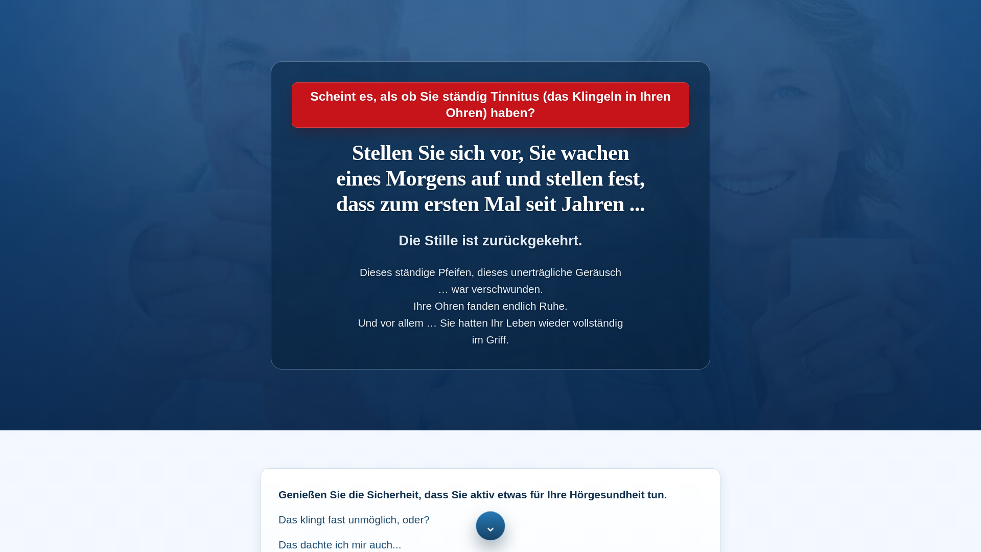 website screenshot of https://tinnicare.online/