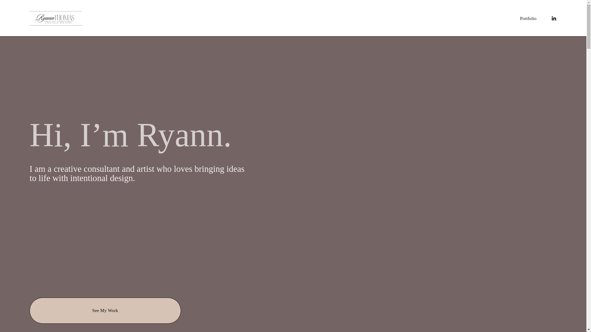 website screenshot of https://ryannthomascreative.art/