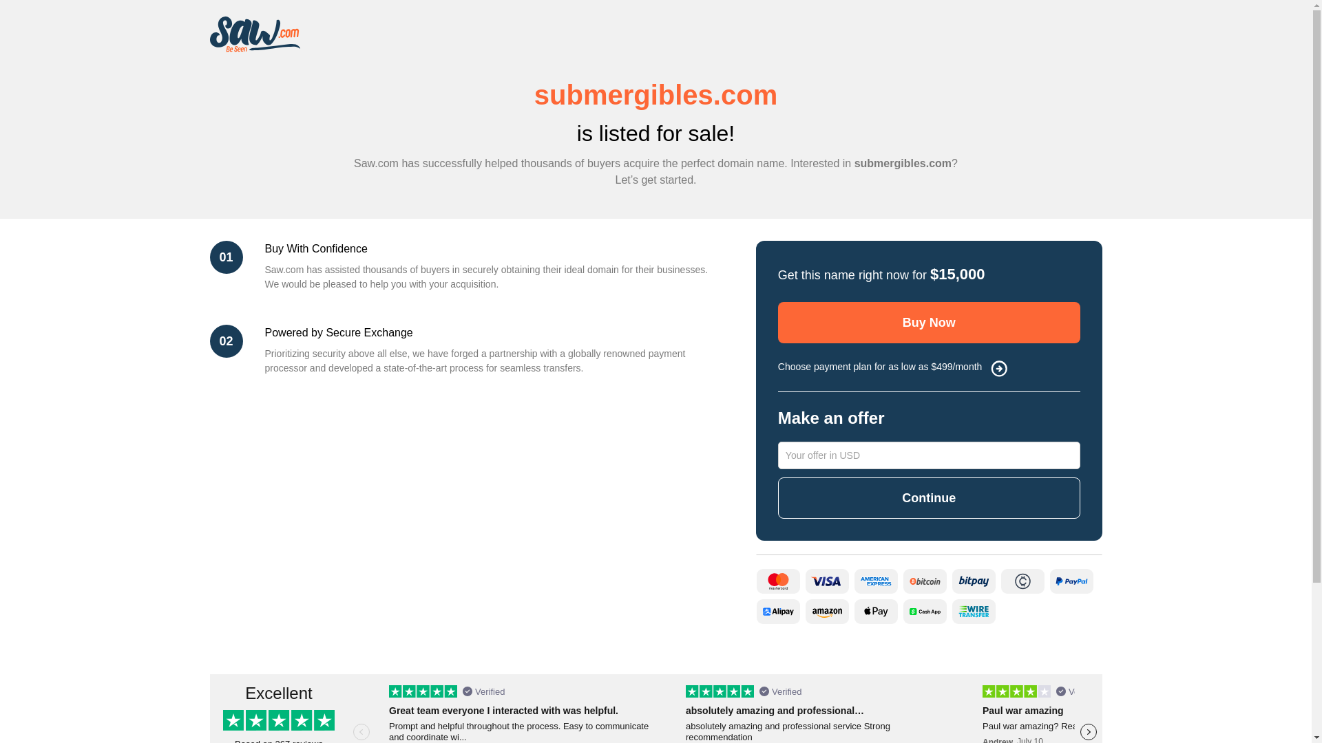 website screenshot of https://submergibles.com/