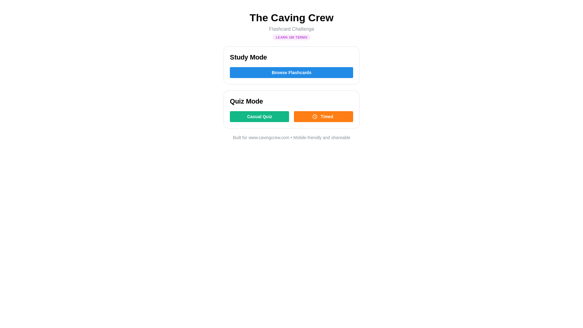 website screenshot of https://flash-cavingcrew-com.pages.dev/