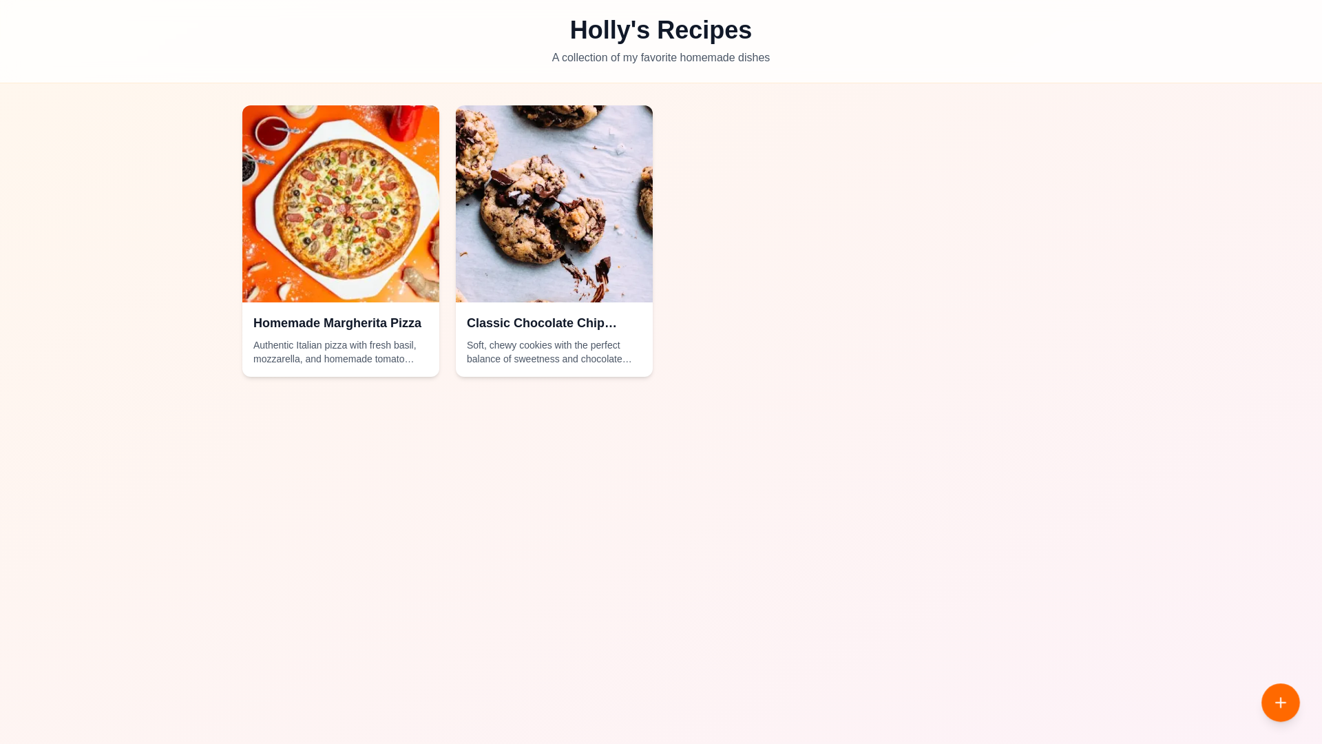 website screenshot of https://holly-cooks.com/