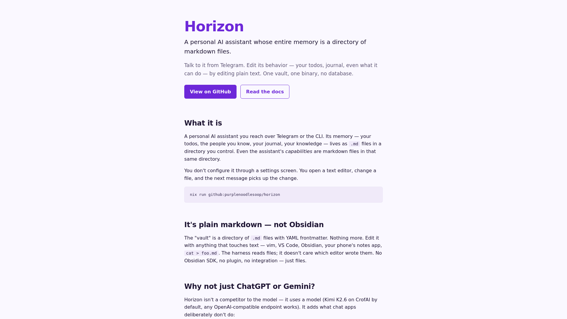 website screenshot of https://horizon-1b3.pages.dev/