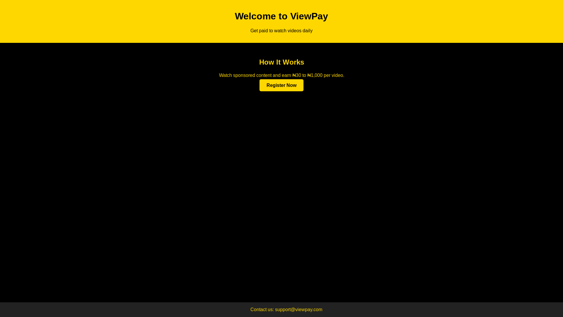 website screenshot of https://viewpayofficial.org/
