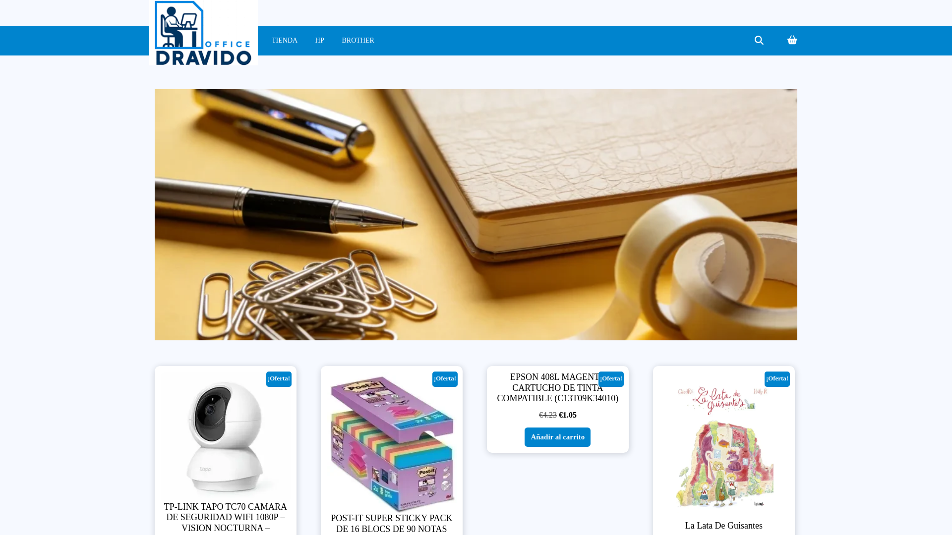 website screenshot of http://dravidooffice.com/