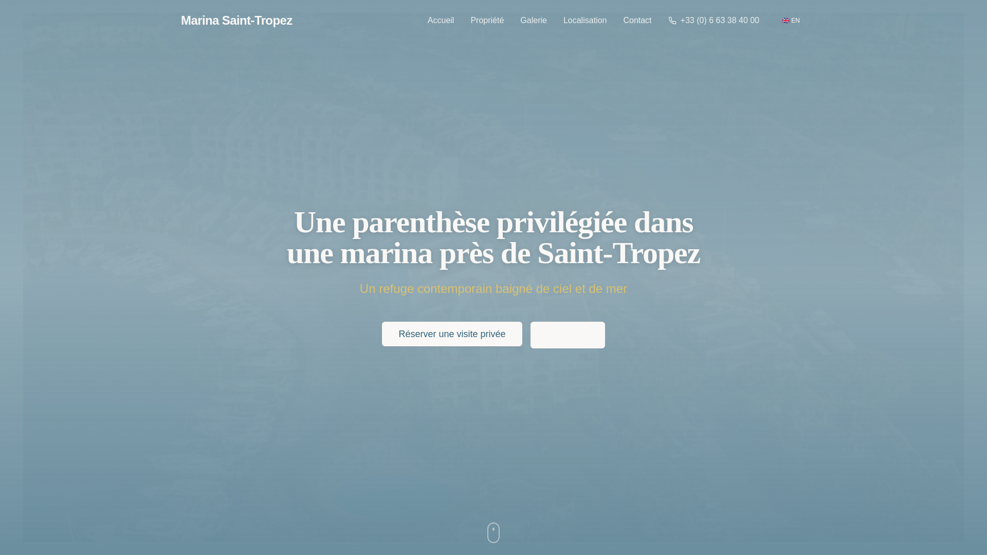 website screenshot of https://marina-saint-tropez.com/