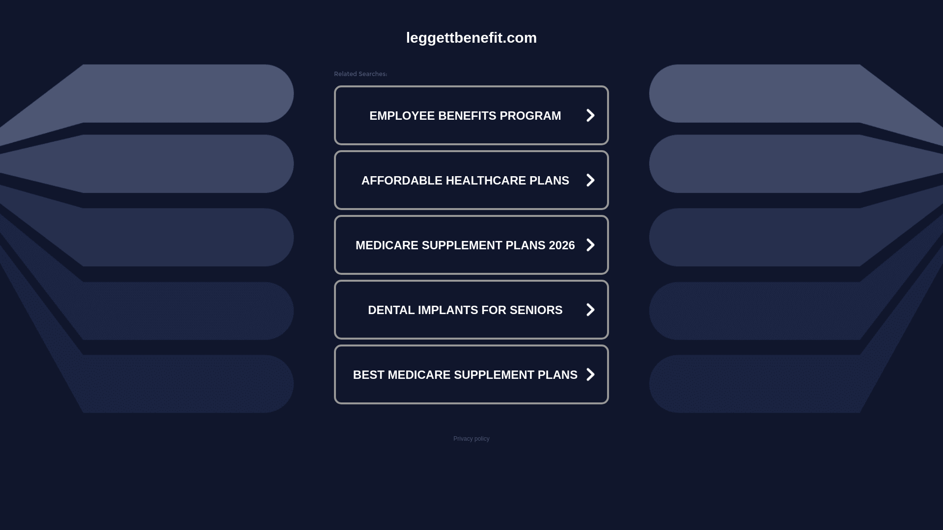 website screenshot of https://leggettbenefit.com