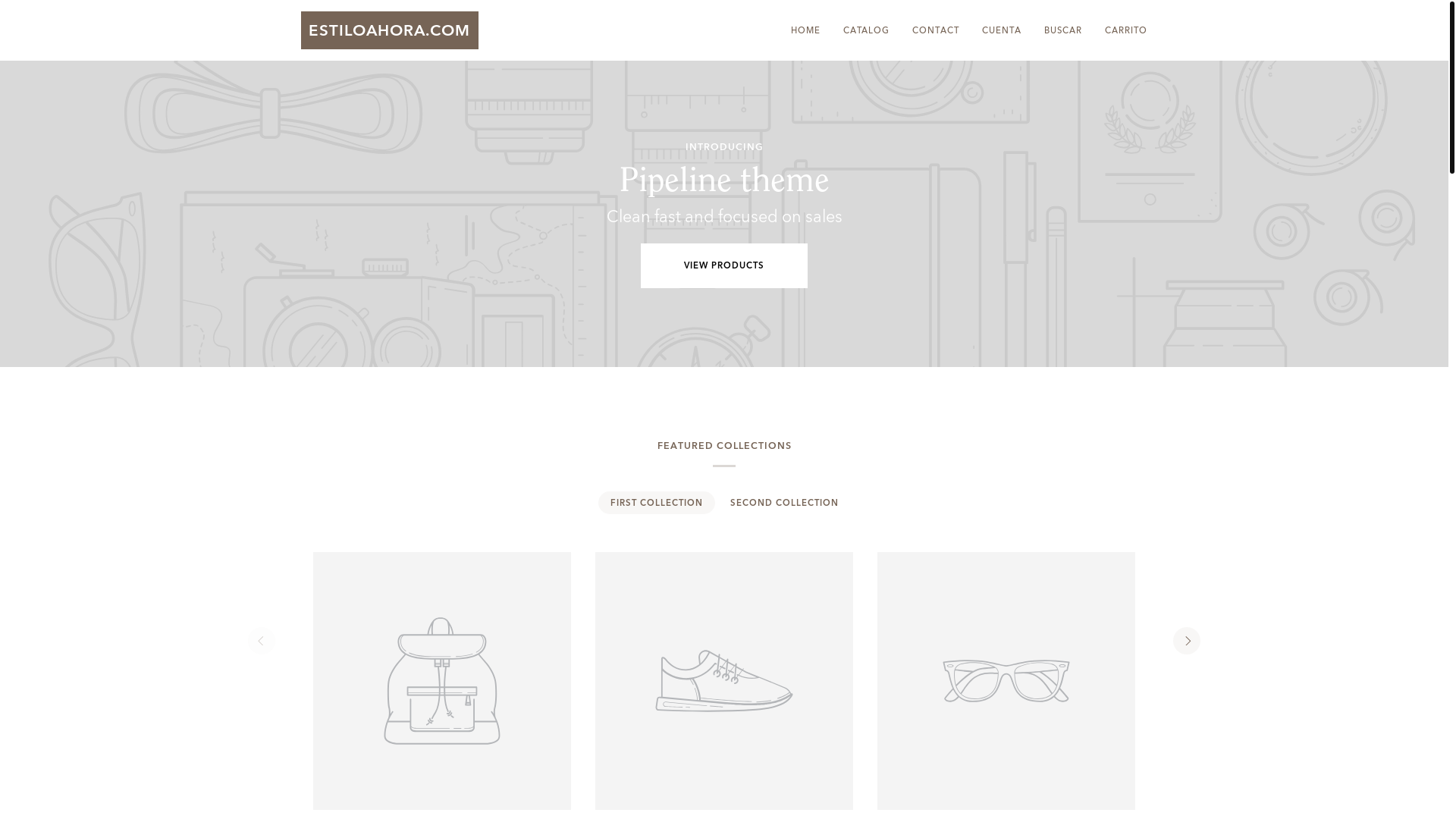 website screenshot of https://estiloahora.com/