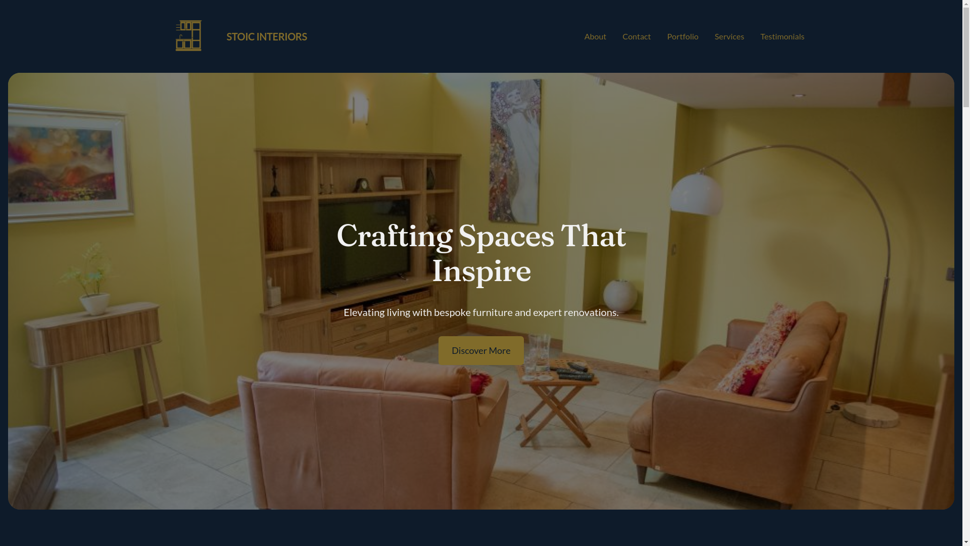 website screenshot of https://stoic-interiors.co.uk/