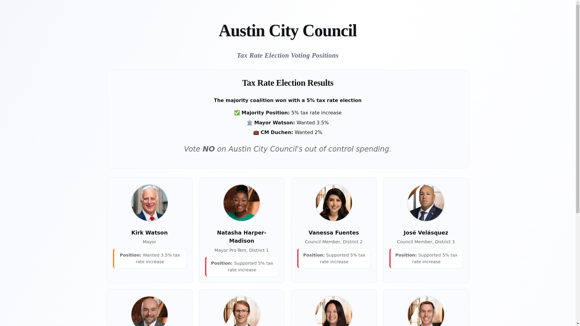 website screenshot of https://atxcitycouncil.com/