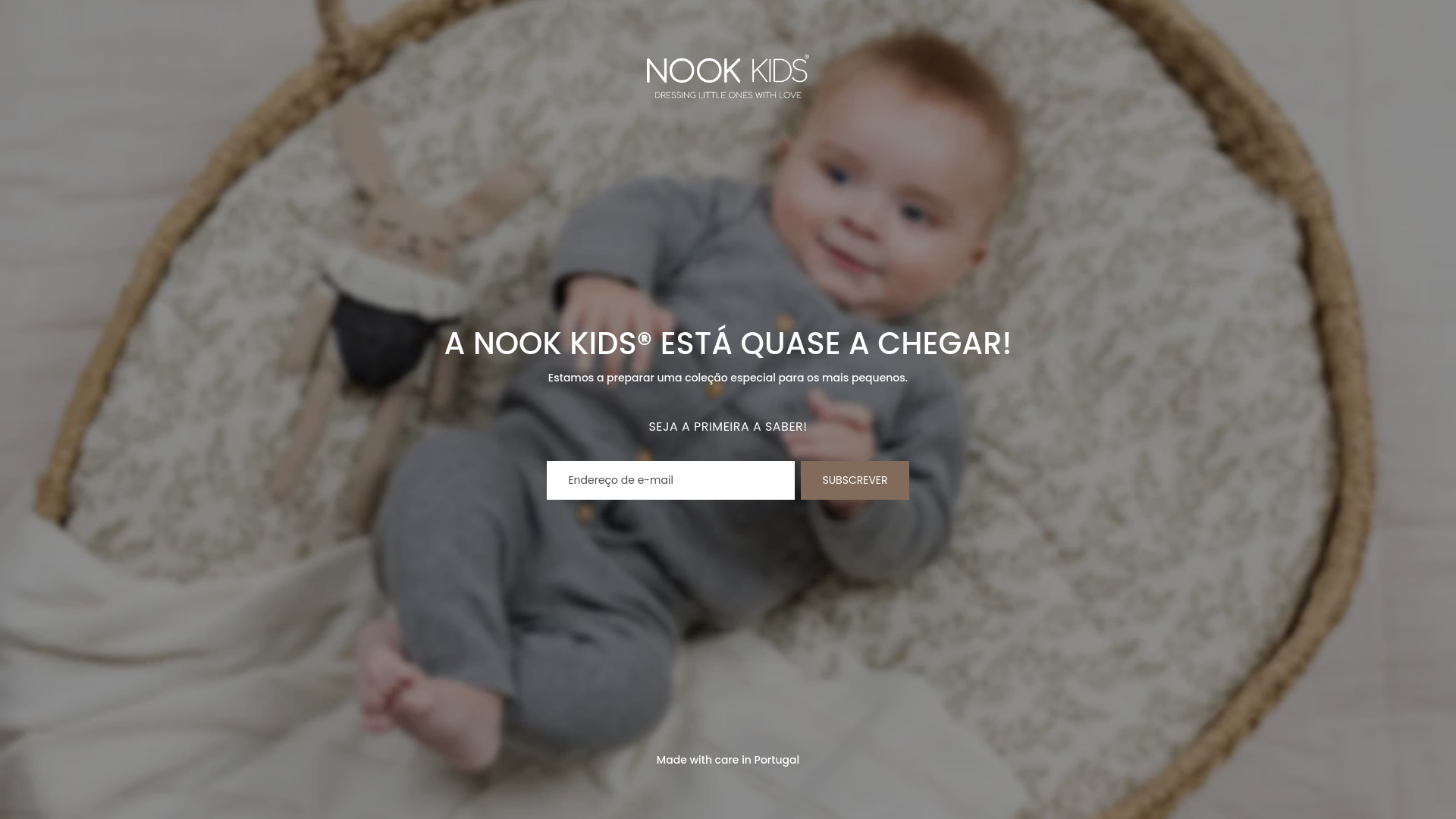 website screenshot of https://nookkidsstore.com/