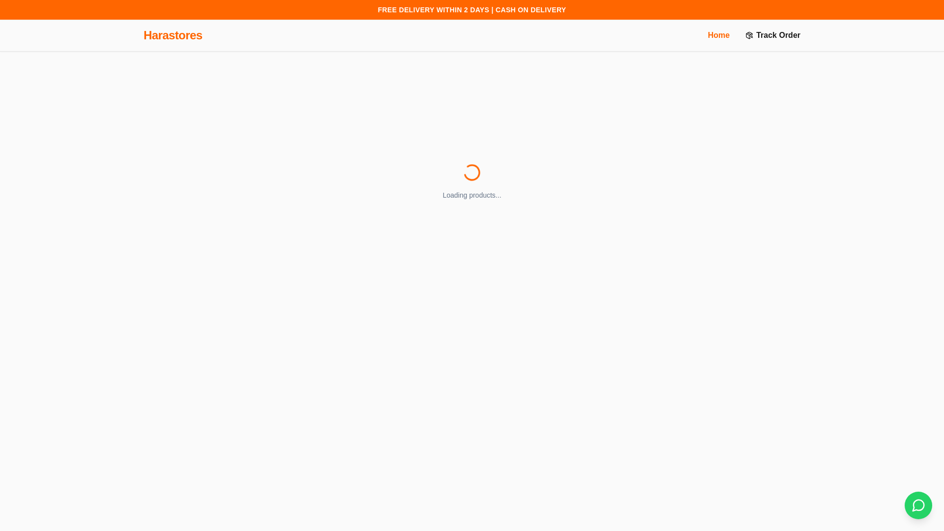website screenshot of https://harastores.shop/