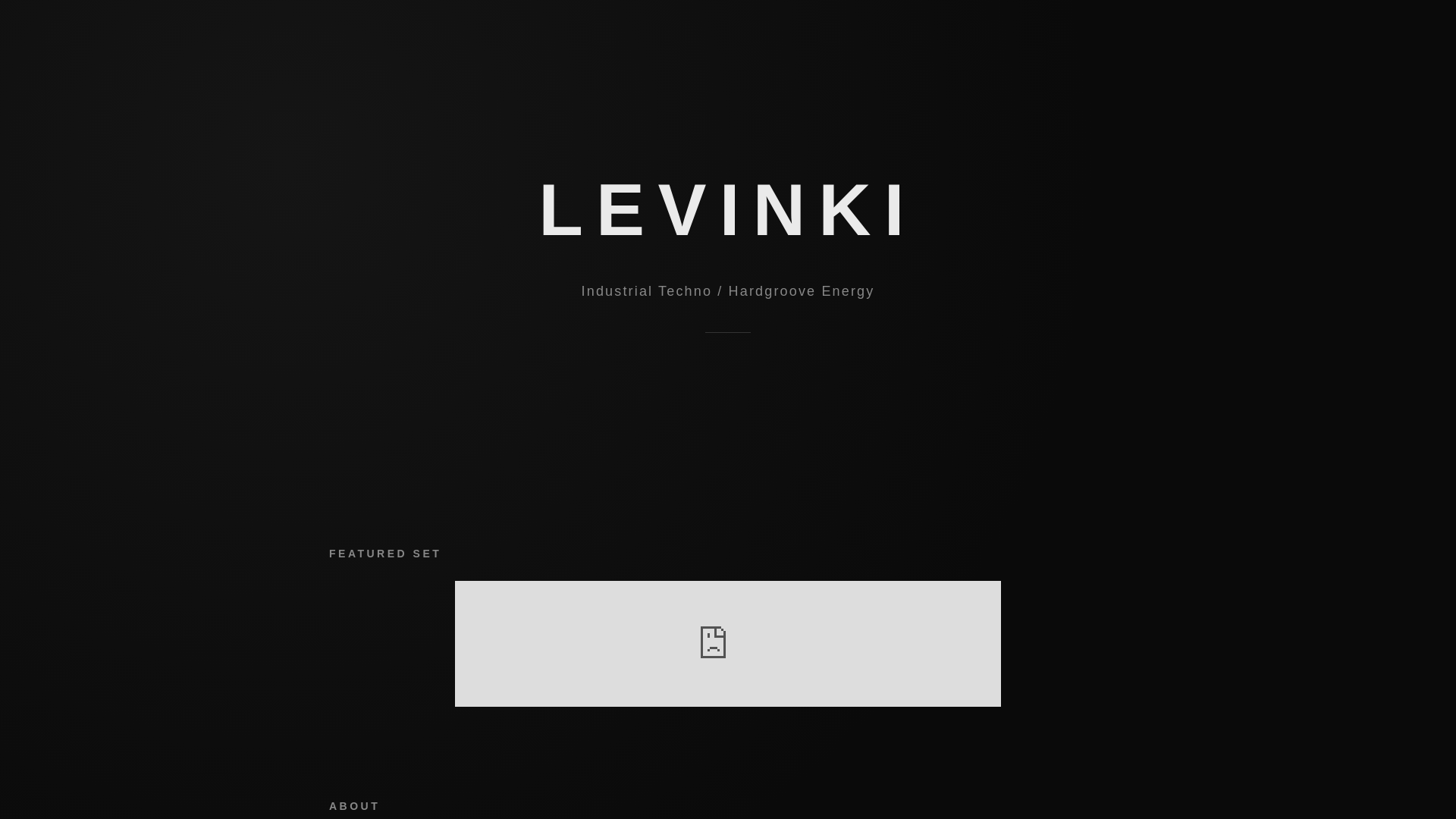 website screenshot of https://dj-site-5jb.pages.dev/
