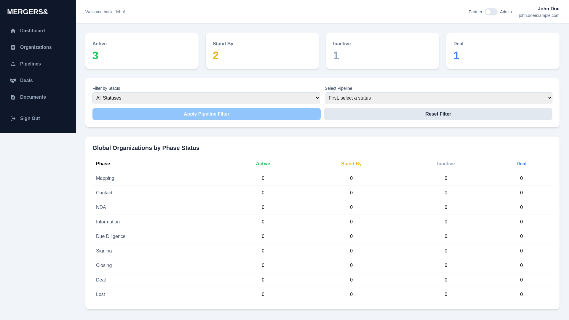 website screenshot of https://mergers-web.pages.dev/
