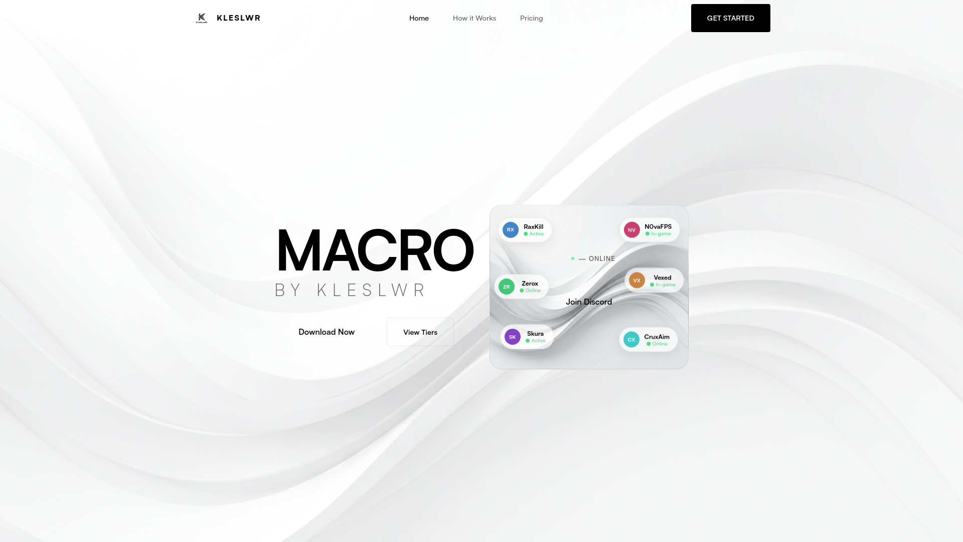 website screenshot of https://kleslwr.com/