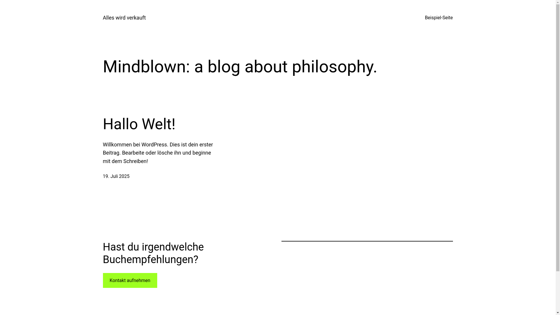 website screenshot of https://verkaufen-2025.de/