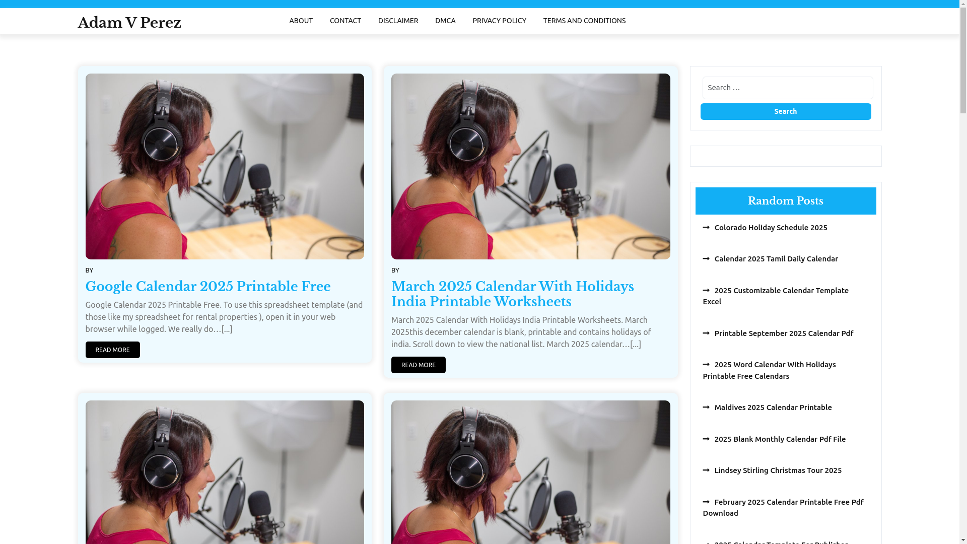 website screenshot of https://adamvperezr.pages.dev/