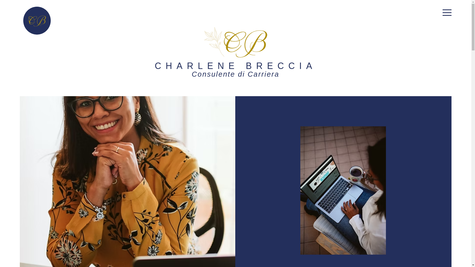 website screenshot of https://charlenebreccia.com/