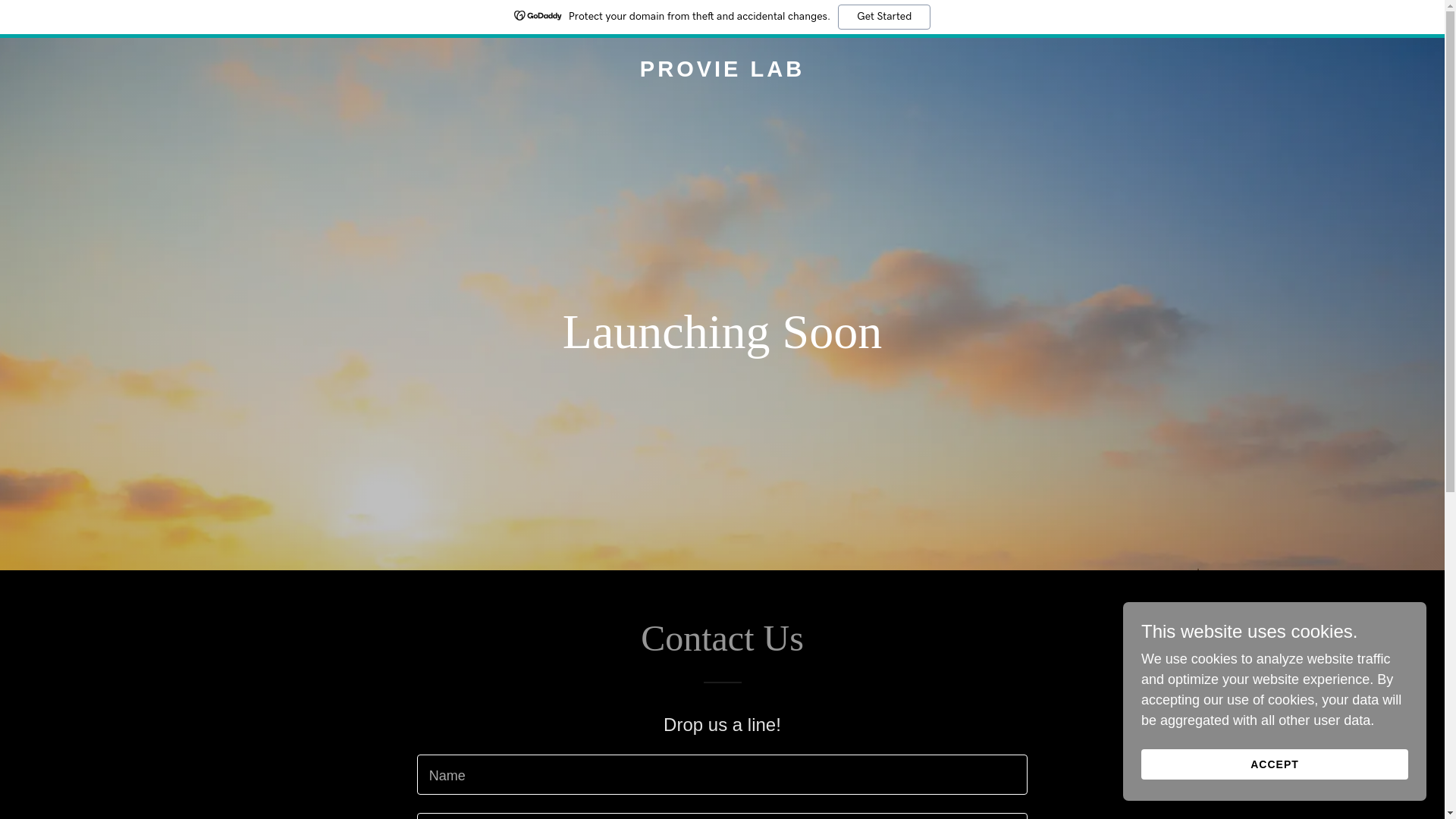website screenshot of https://provielab.com/