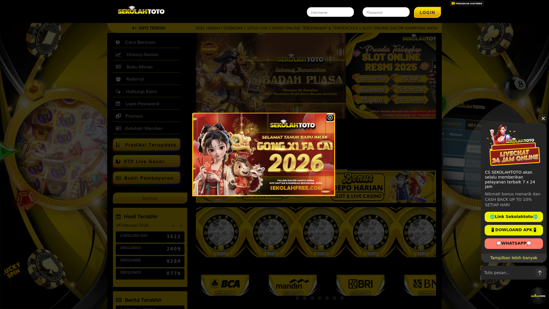 website screenshot of https://sekolahbayar.com/