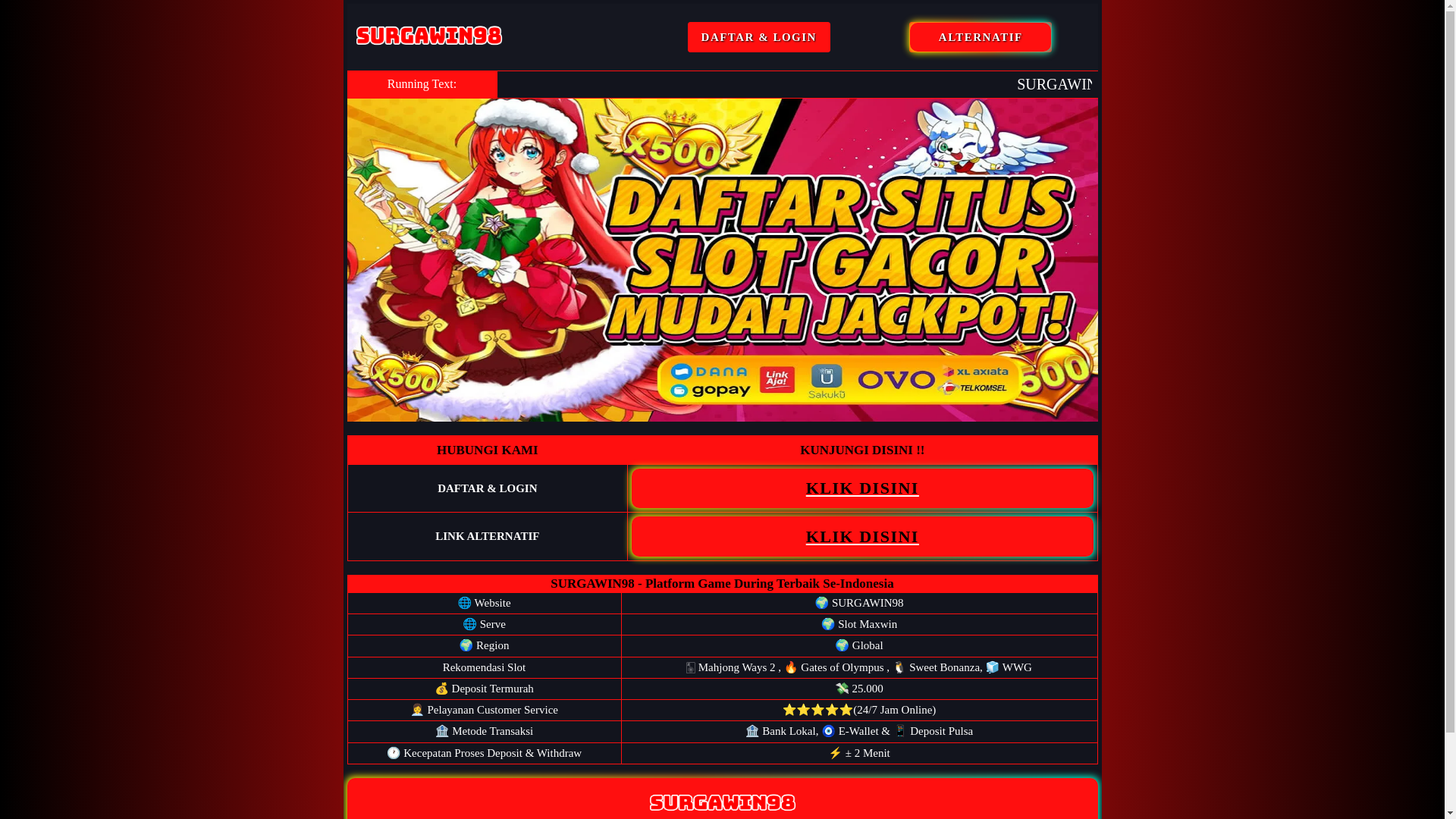 website screenshot of https://surgawin89.pages.dev/