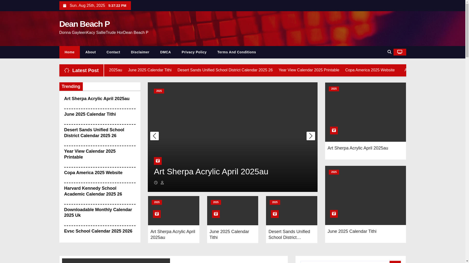 website screenshot of https://deanbeachp.pages.dev/