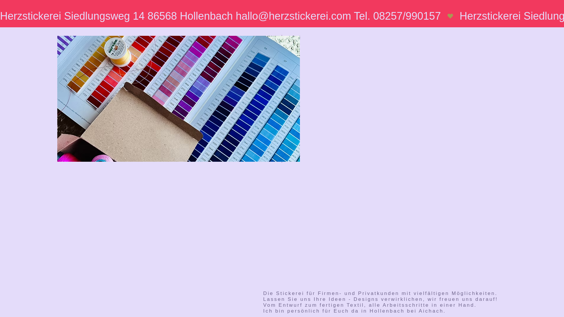 website screenshot of https://herzstickerei.com