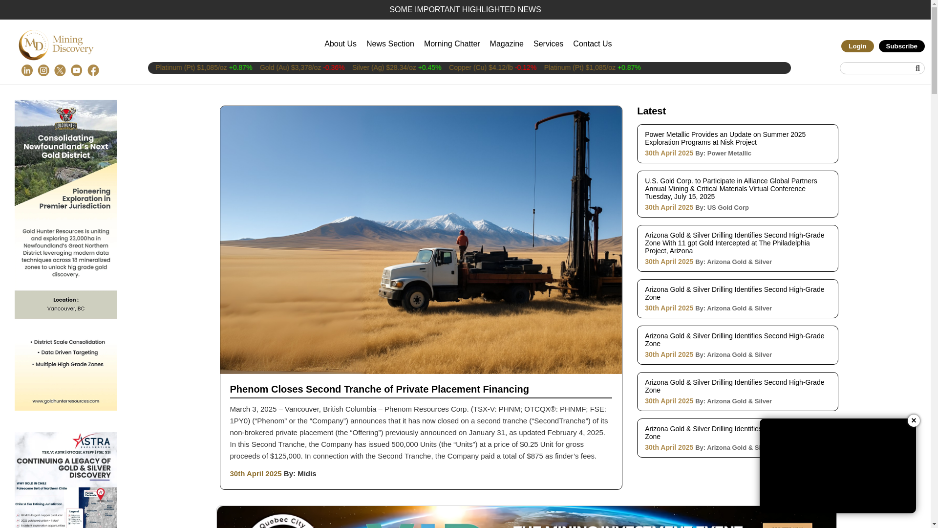 website screenshot of https://shivimining-2bj.pages.dev/