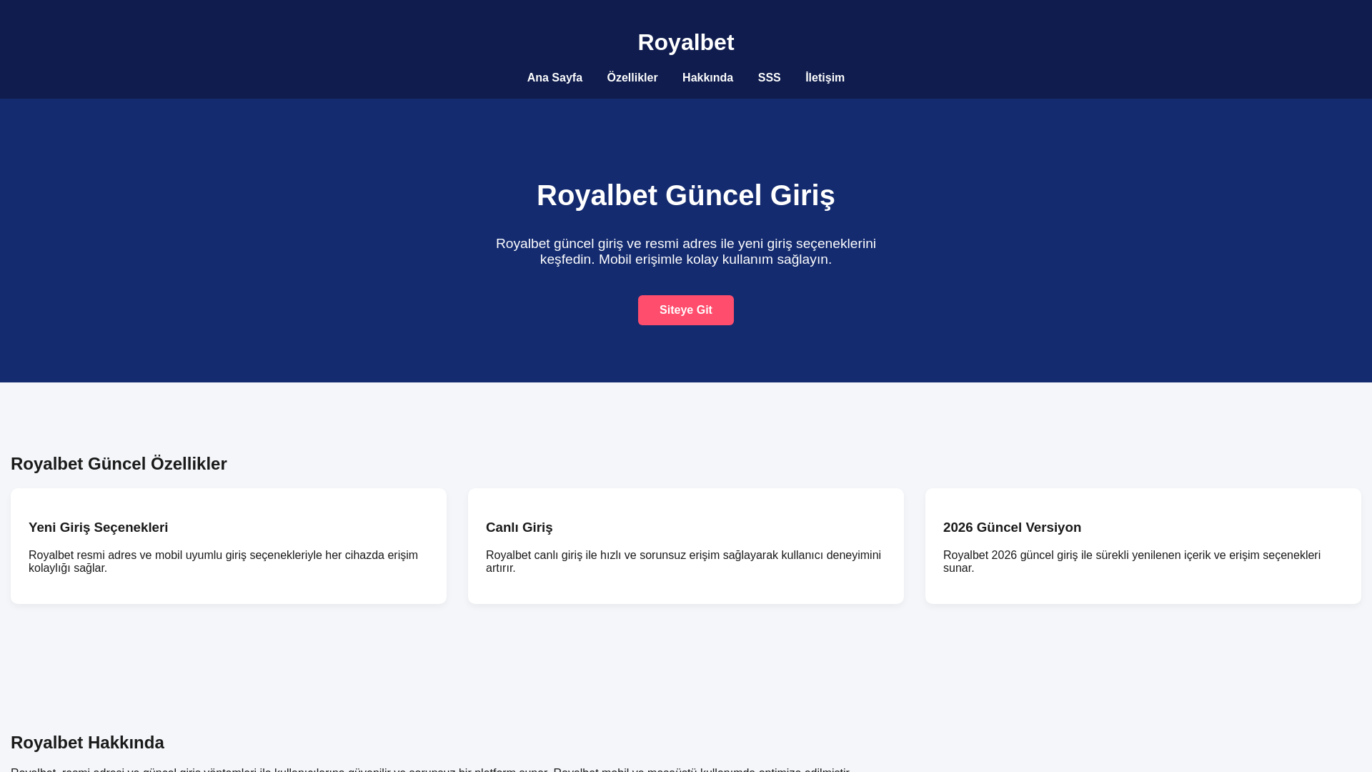 website screenshot of https://tr.royalbt.online/