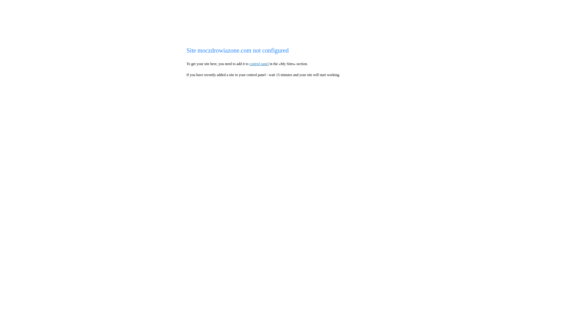website screenshot of https://moczdrowiazone.com/