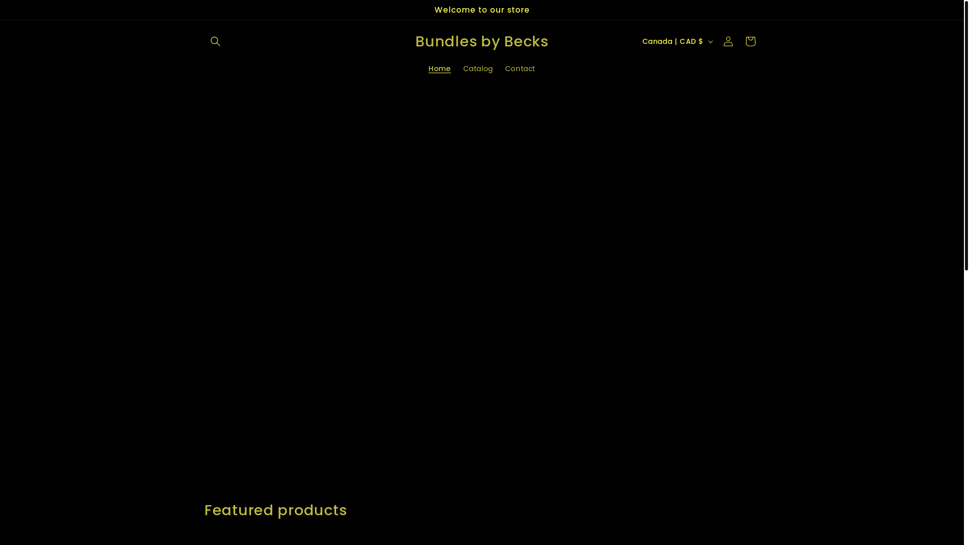 website screenshot of https://bundlesbybecks.com/