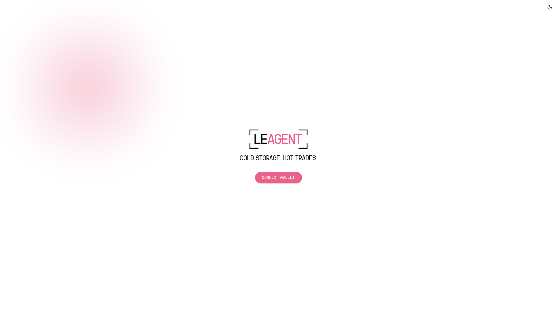 website screenshot of https://leagent.market