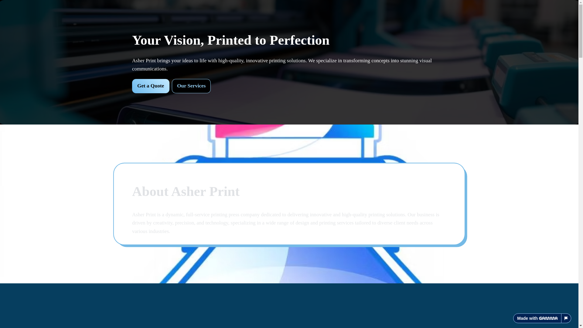 website screenshot of https://asherprint.com.ng/