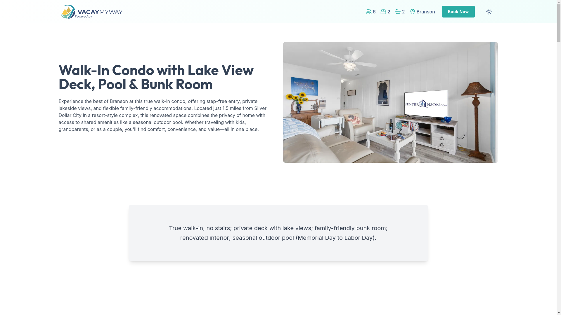 website screenshot of https://treehouseaccess.house/