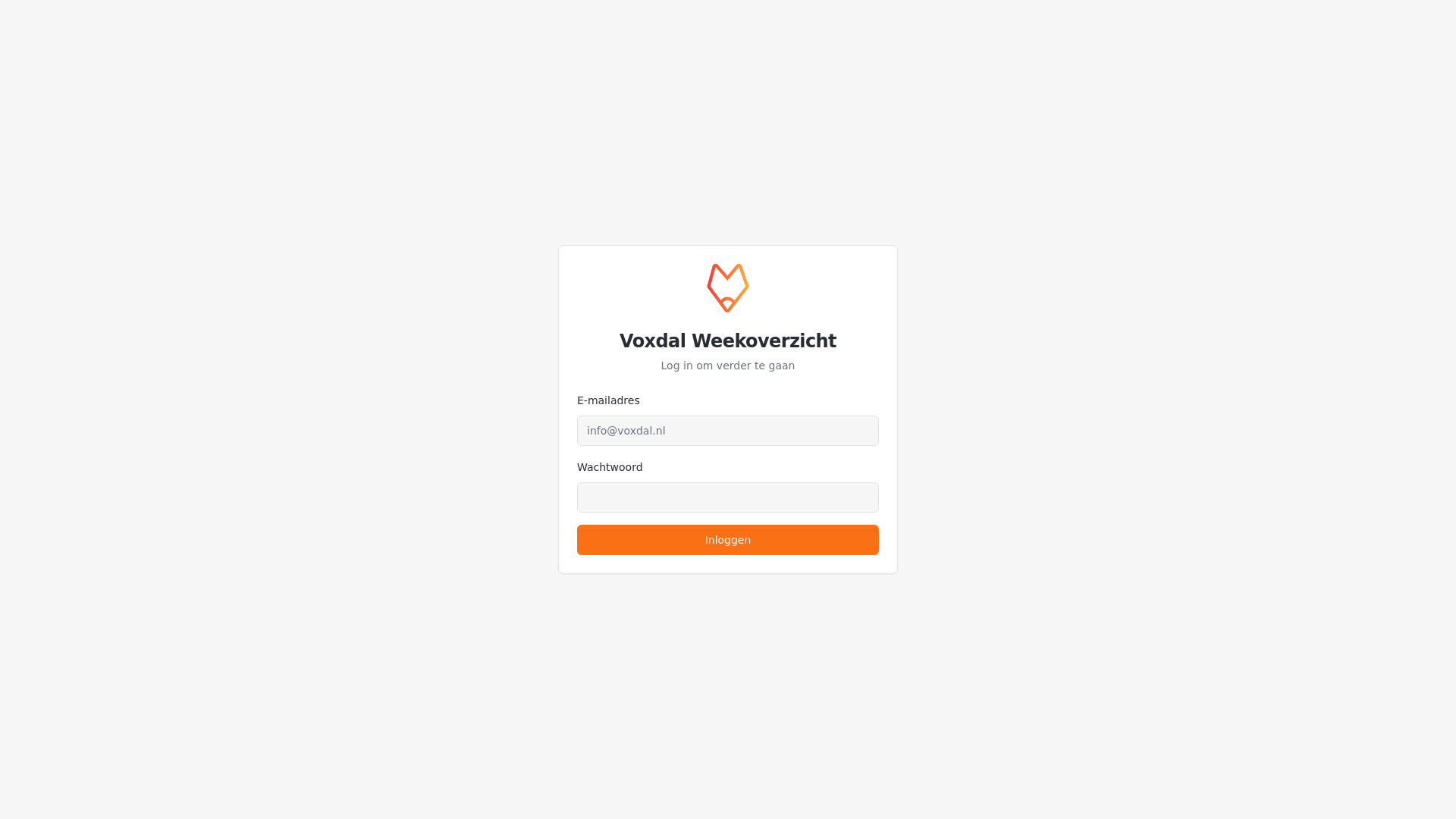 website screenshot of https://voxdal-weekoverzicht.nl/