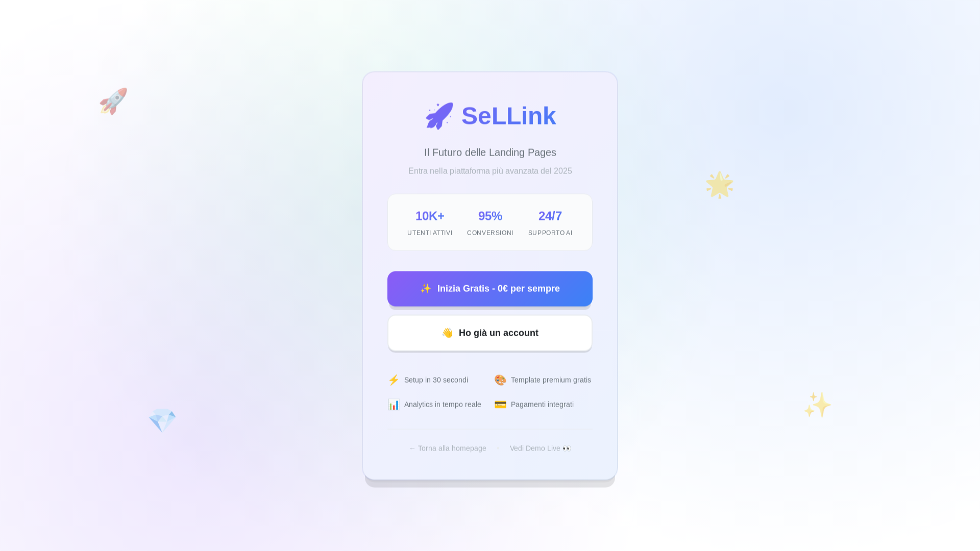 website screenshot of https://sellink-frontend.pages.dev/