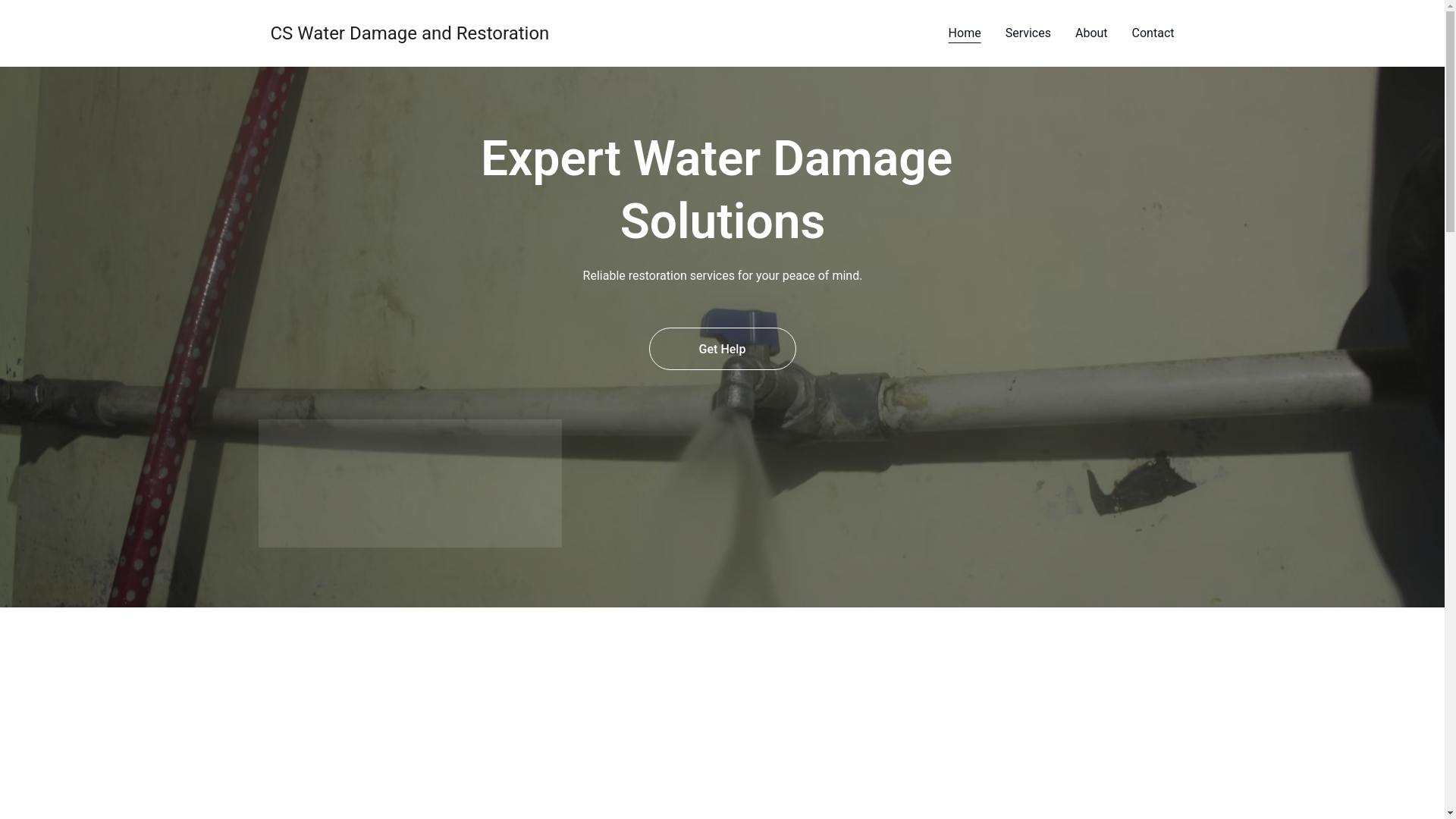 website screenshot of https://cswaterdamageandrestoration.site/