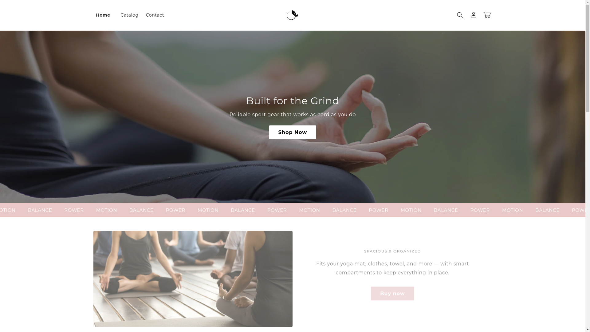website screenshot of https://strengthandmind.store/
