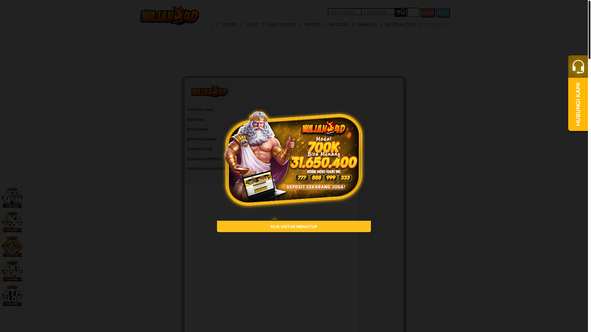 website screenshot of https://wjanbagus.info/