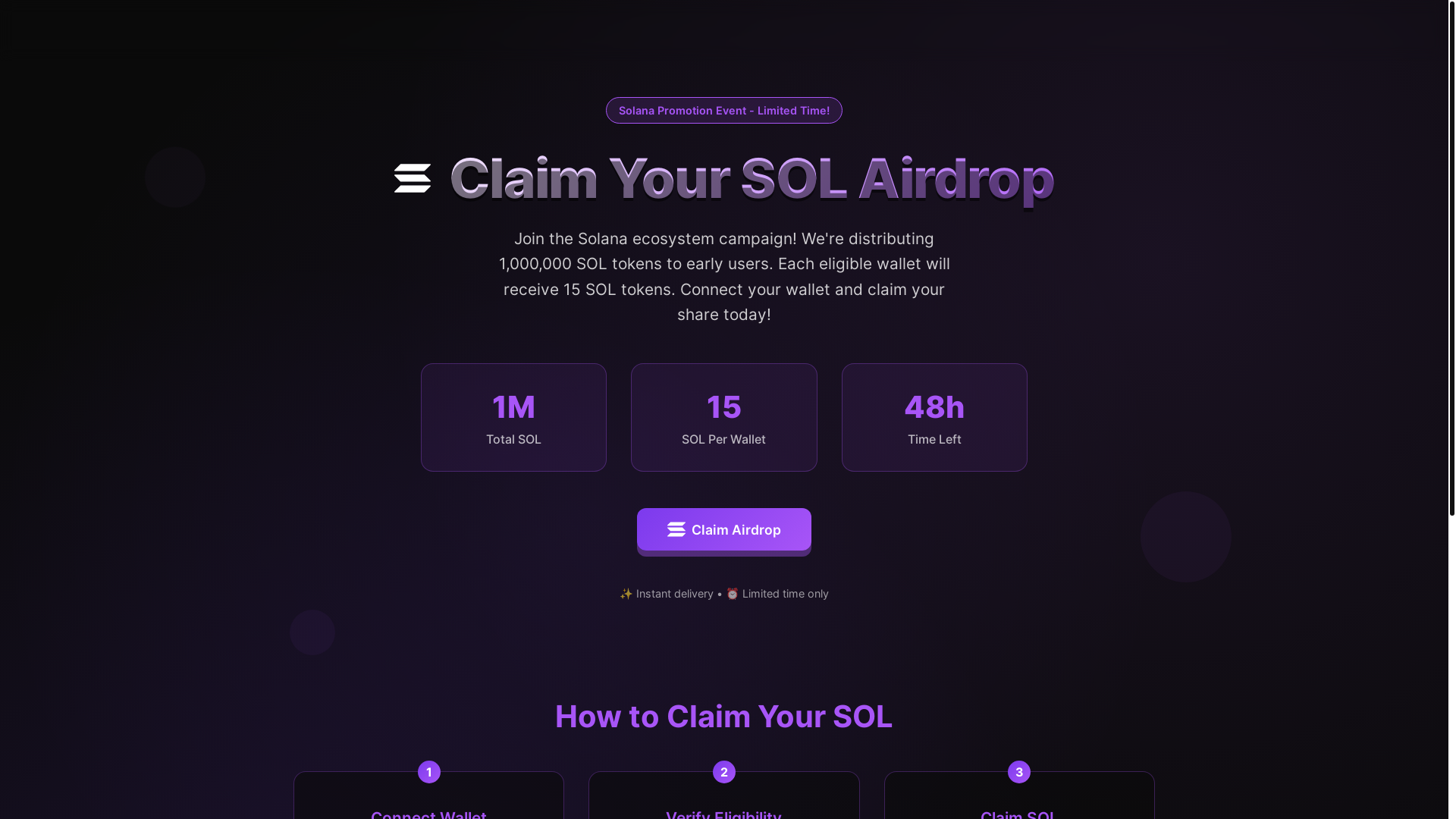 website screenshot of https://allocation-sol.net