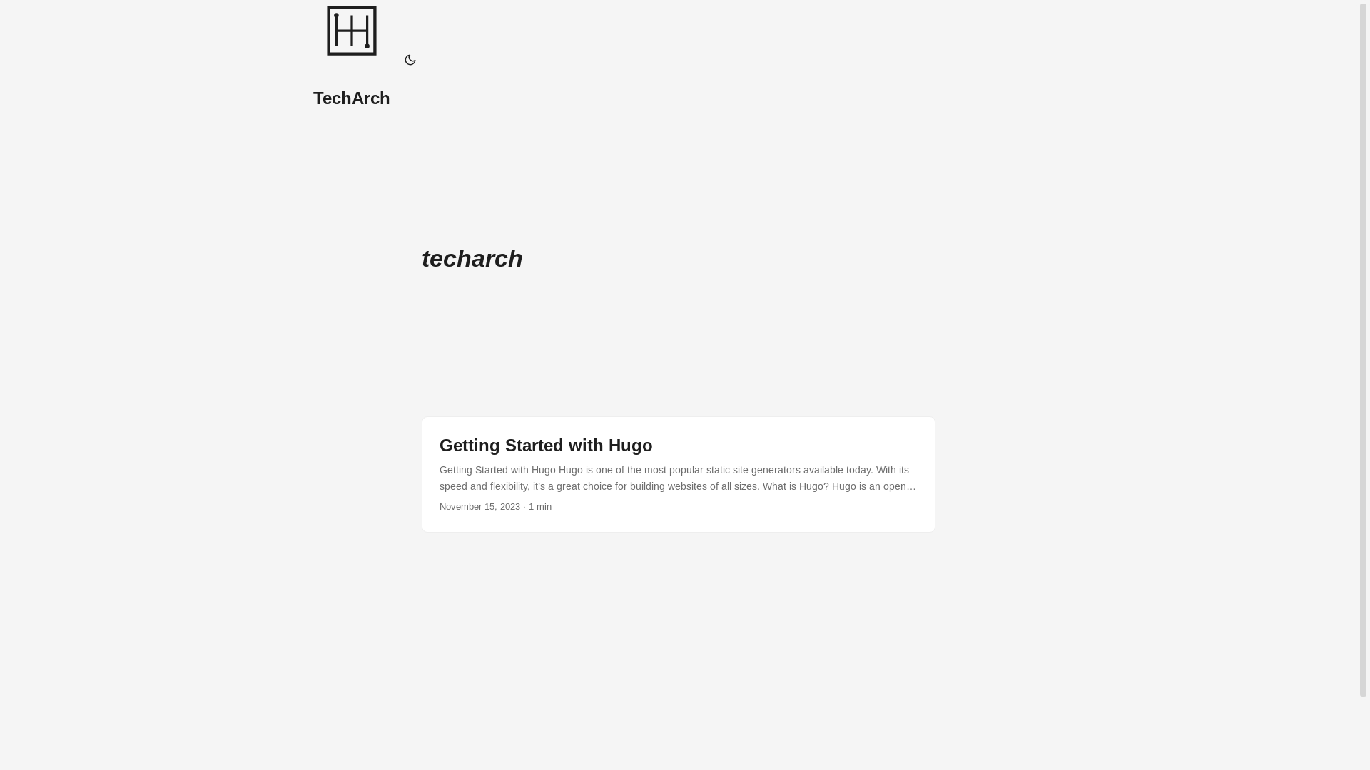 website screenshot of https://techweb.blog/