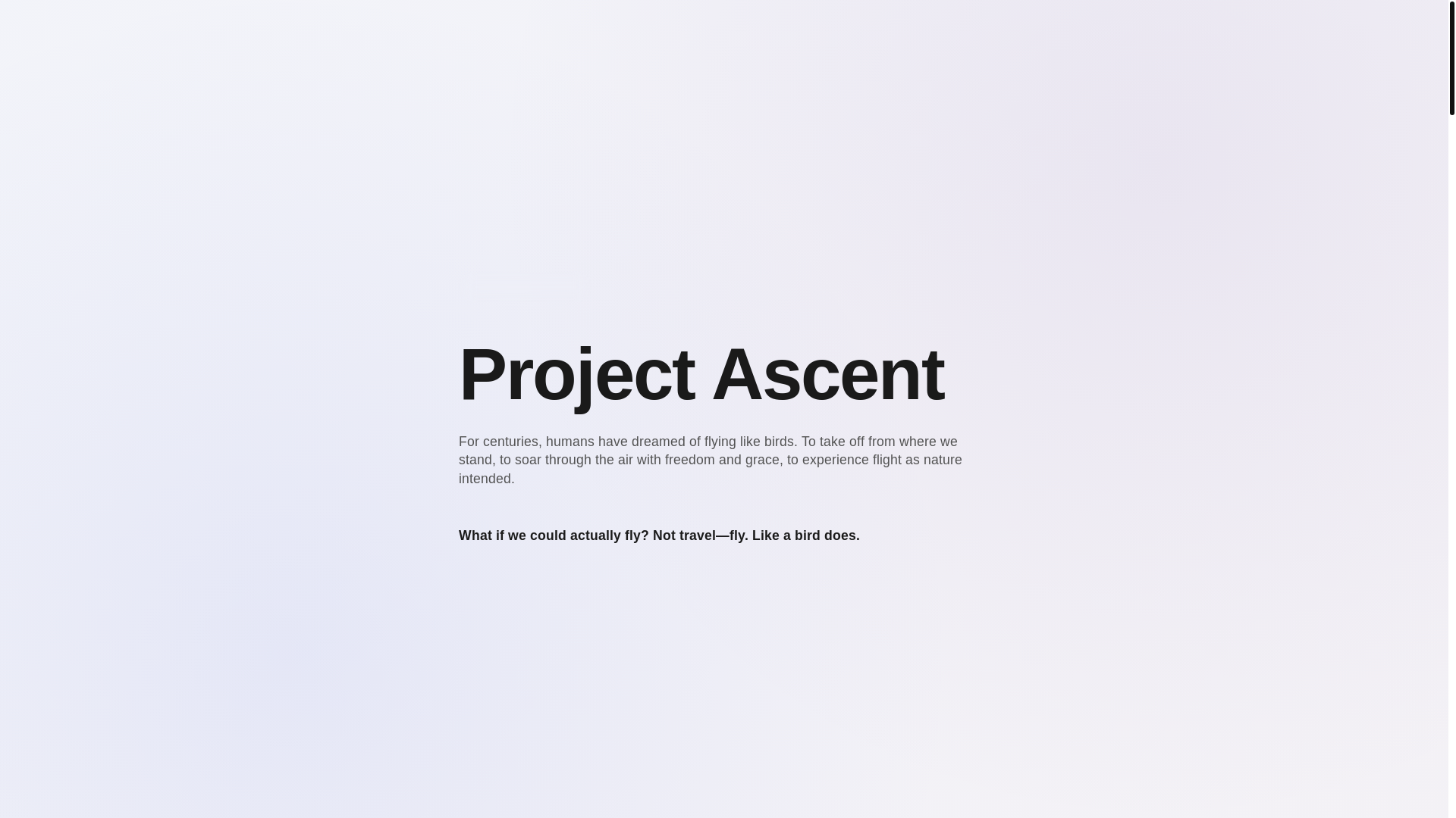 website screenshot of https://theascentproject.info/