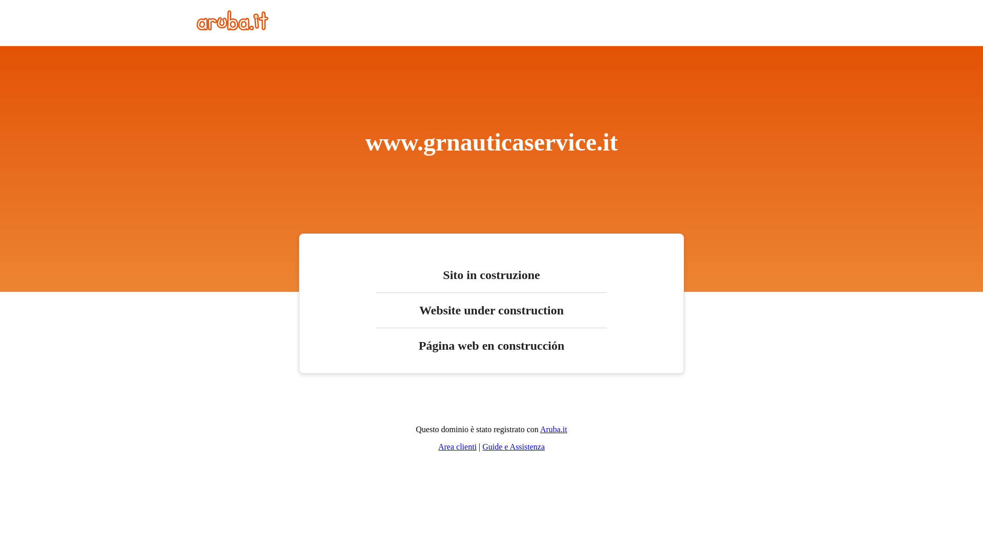 website screenshot of https://grnauticaservice.it/