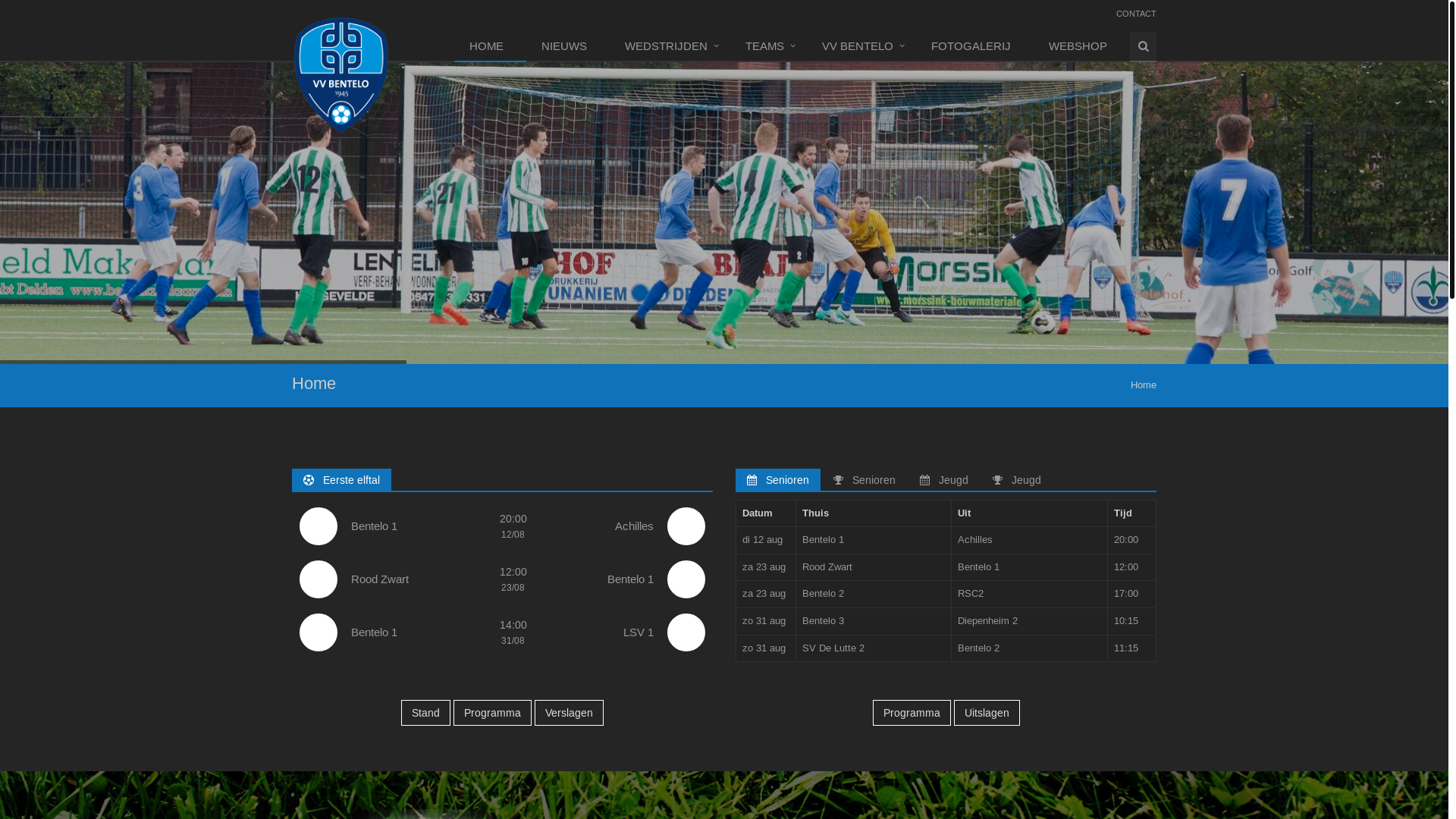website screenshot of https://vvbentelo.nl/